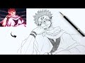 How To Draw Ryomen Sukuna Easy Step By Step Jujutsu Kaisen Easy Drawing