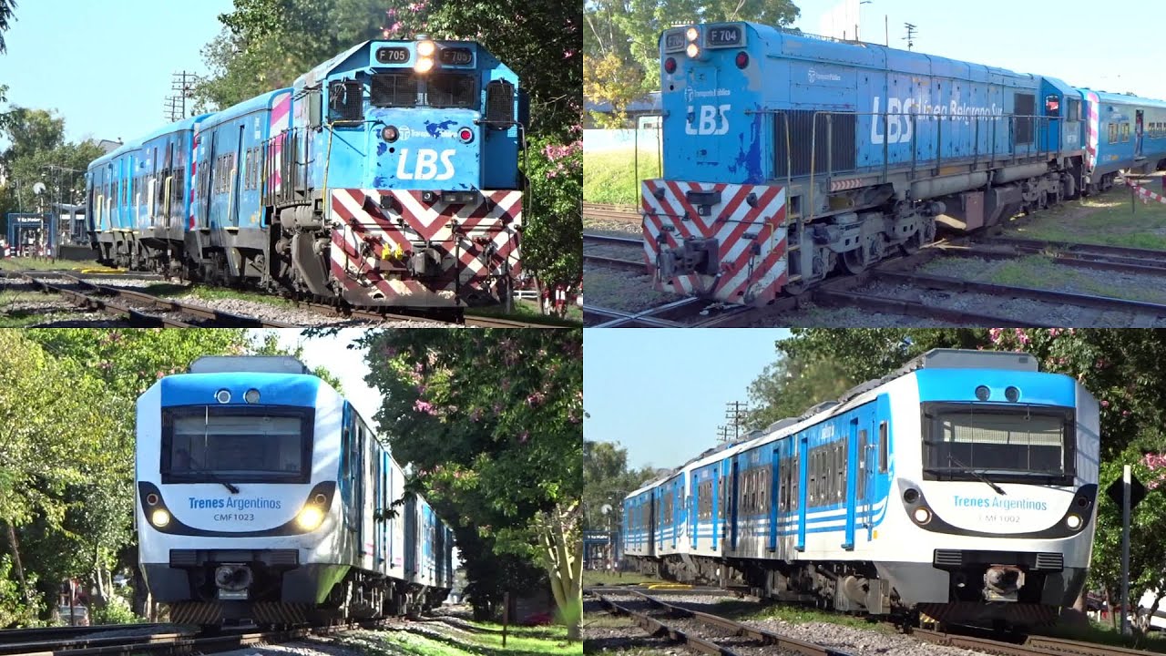 Trenes de la Línea Belgrano Sur Abril 2022