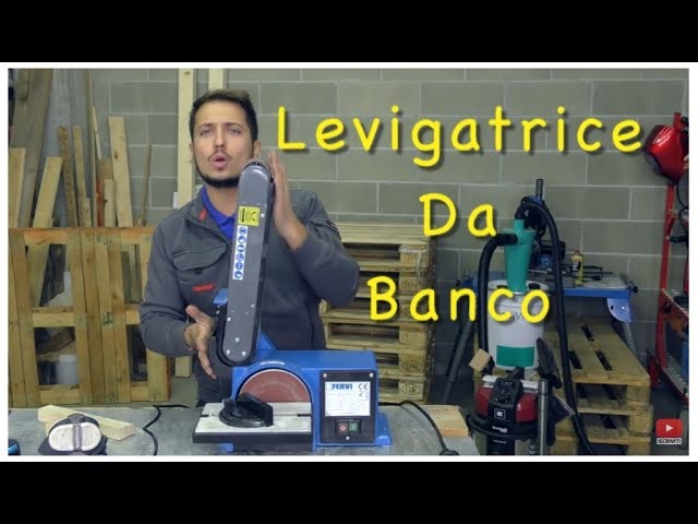 VERGALLO - Levigatrice a nastro e a disco da banco 370 PLUS