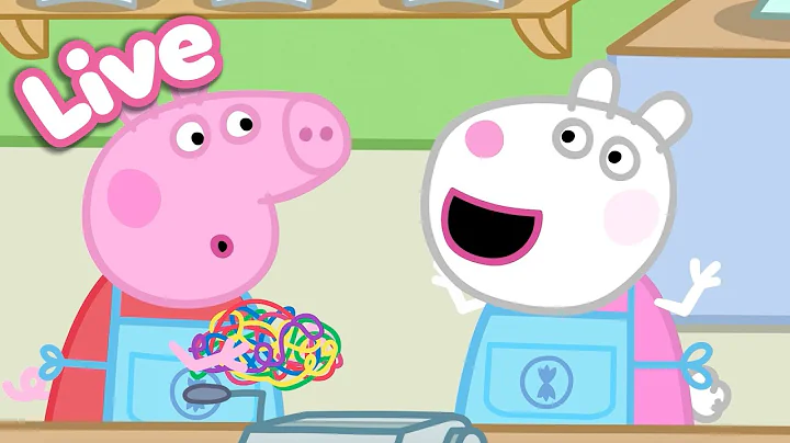 🍎 Peppa Pig Best Bites LIVE! 🐷 Peppa’s Food & Cooking Moments |  Tales Full Episodes 24/7