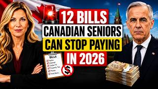 🚨 12 Bills Canadian Seniors Can Stop Paying in 2026 — The Full List Most Never Claim