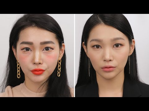 청하와 카리나 사이 그 어딘가... Amazing makeup🌹#shorts