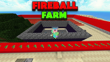 I Built a MAGMA GOLEM Farm for Infinite Fireballs in Bloxd Survival!