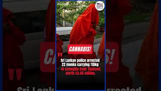 22 Monks Arrested With $3.45M Cannabis Haul #shorts #news