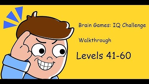 Brain Games IQ Challenge levels 41-60