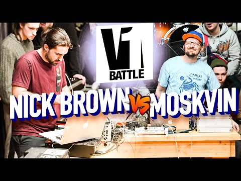 MOSKVIN vs NICK BROWN / V1 BATTLE 2022 BEATMAKING / ОБЗОР БАТТЛА / FINGER DRUMMING