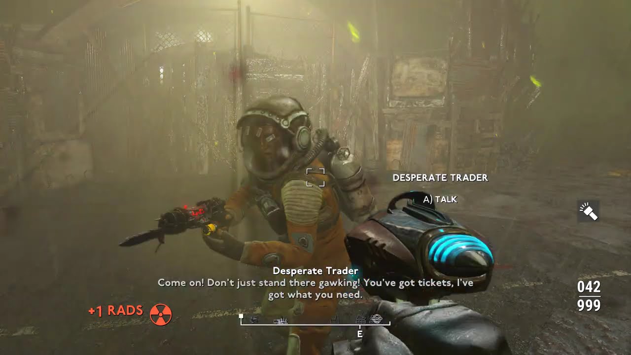 Fallout London: Middle of a Rad Storm/ Trying to help a Desperate trader who just runs away