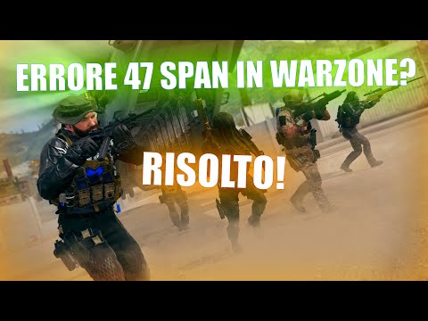 🔴GUIDA►WARZONE NON SI AVVIA *ERRORE 47 & SPAN* FIX SENZA REINSTALLARE IL GIOCO PS5 XBOX CONSOLE ITA✅