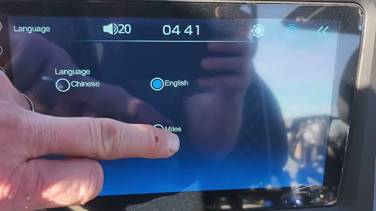 Spark Golf Cart - Language Settings