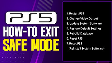 How To Exit Safe Mode On PS5 (2025 Updated Tutorial)