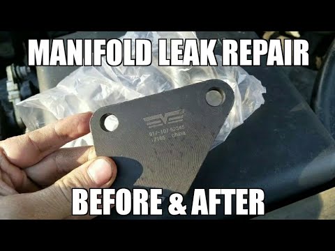 Dorman Manifold Clamp - Before and After - Exhaust Leak Fix LQ4 LM3 LS1