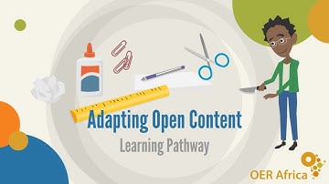 AfLIA OER Africa Adapt Open Content Learning Pathway briefing