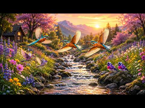 Peaceful Bird Sounds with Healing Piano 🎹 Calm Music for Stress Relief & Mindfulness