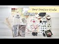 Vintage Style Stationery | Your Creative Studio Unboxing - Flower Theme Unboxing