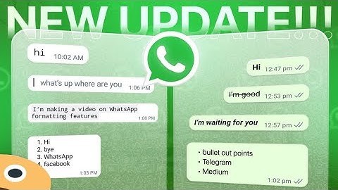 WhatsApp New Text Formatting Features: Type Bold, Lists, Quotes & Code in Chats (2024 Update)