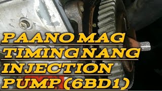 6BD1 ISUZU ENGINE | HOW TO INSTALL INJECTION PUMP