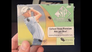 2024 SP Authentic Golf Game Used Card Break! 10 Packs!
