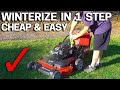 How to Winterize Lawnmowers &amp; Generators in 1 Step