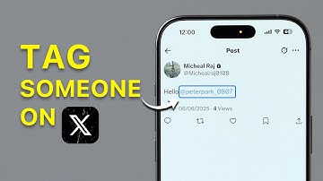Hoe tag je iemand op X (Twitter)?
