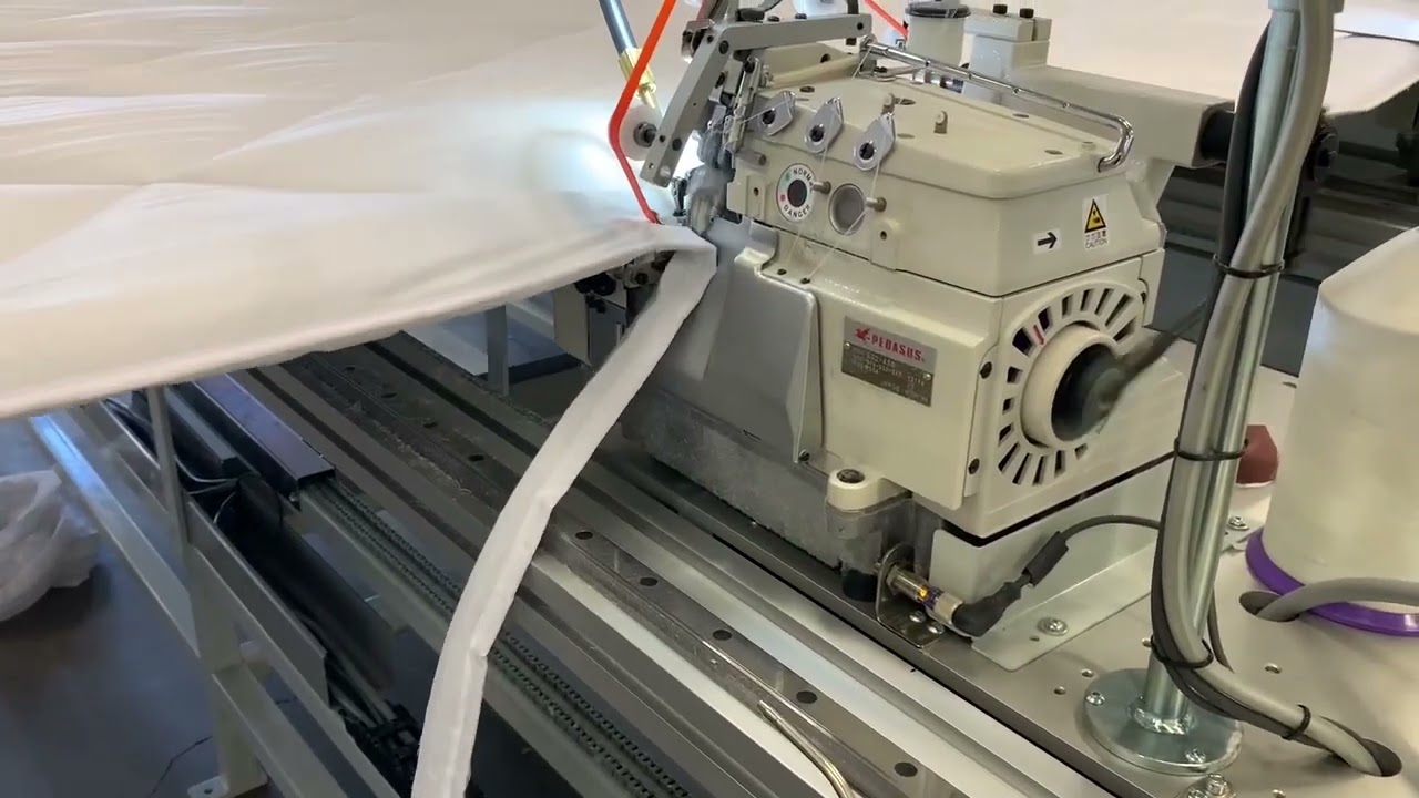 Long Side Hybrid Tape-edge Square Corner and Overlock (KA-1047)