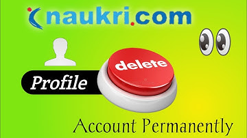 How to delete naukri profile permanently?