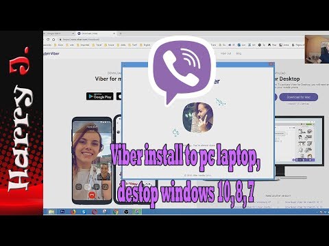 Viber install to pc laptop, destop windows 10, 8, 7