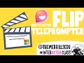 How to use the teleprompter in microsoft flip