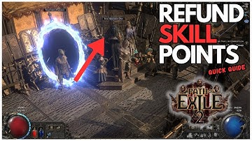 Path of Exile 2: How to Refund Skill Points | Refund Passives in POE2