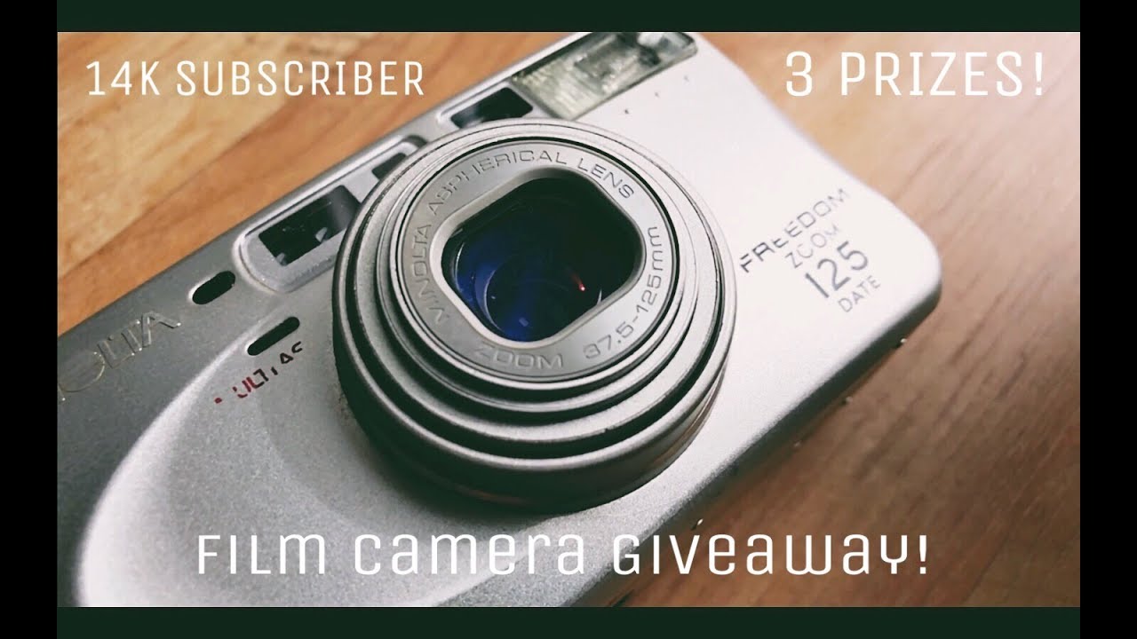 FILM CAMERAS GIVEAWAY 14k SUBSCRIBERS!! YouTube