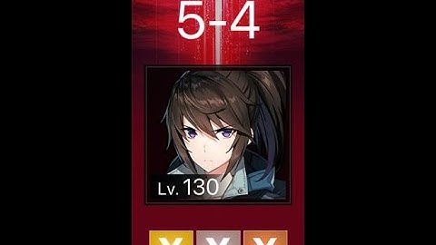 Challenge Mode Act 5-4 (Gold Clear) [Counter:Side]