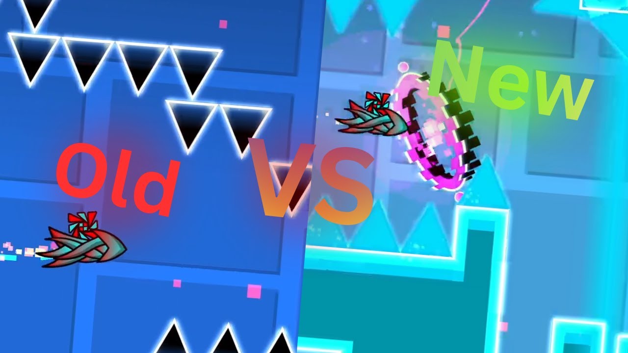geometry dash my new levels vs old