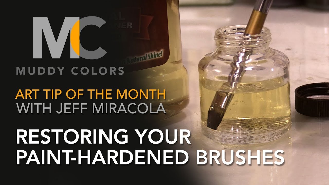 Art Tip of the Month #1 with Jeff Miracola - Restoring Paint-hardened Brushes