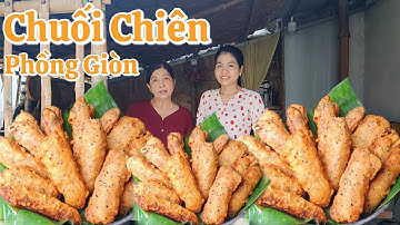 Đây là công thức bột ngon nhất của Bánh Chuối Chiên phồng giòn xốp để cả ngày vẫn giòn tan