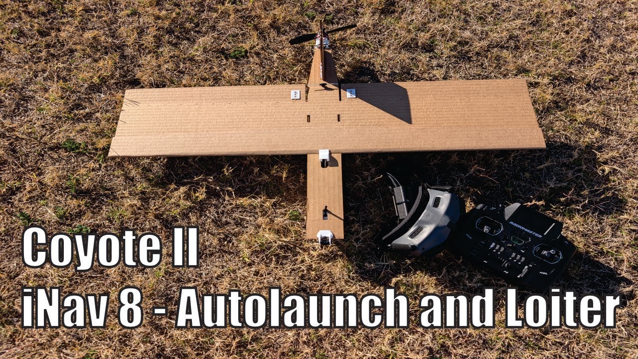 Полезная функция автоматического запуска Aircraft Coyote II iNav 8 с функцией зависания.