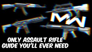Modern Warfare COMPLETE Platinum Assault Rifles Guide & Thoughts on Platinum Assault Rifles