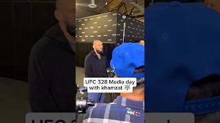 UFC 328 media day with khamzat🐺 #borz #khamzat #mma #ufc328