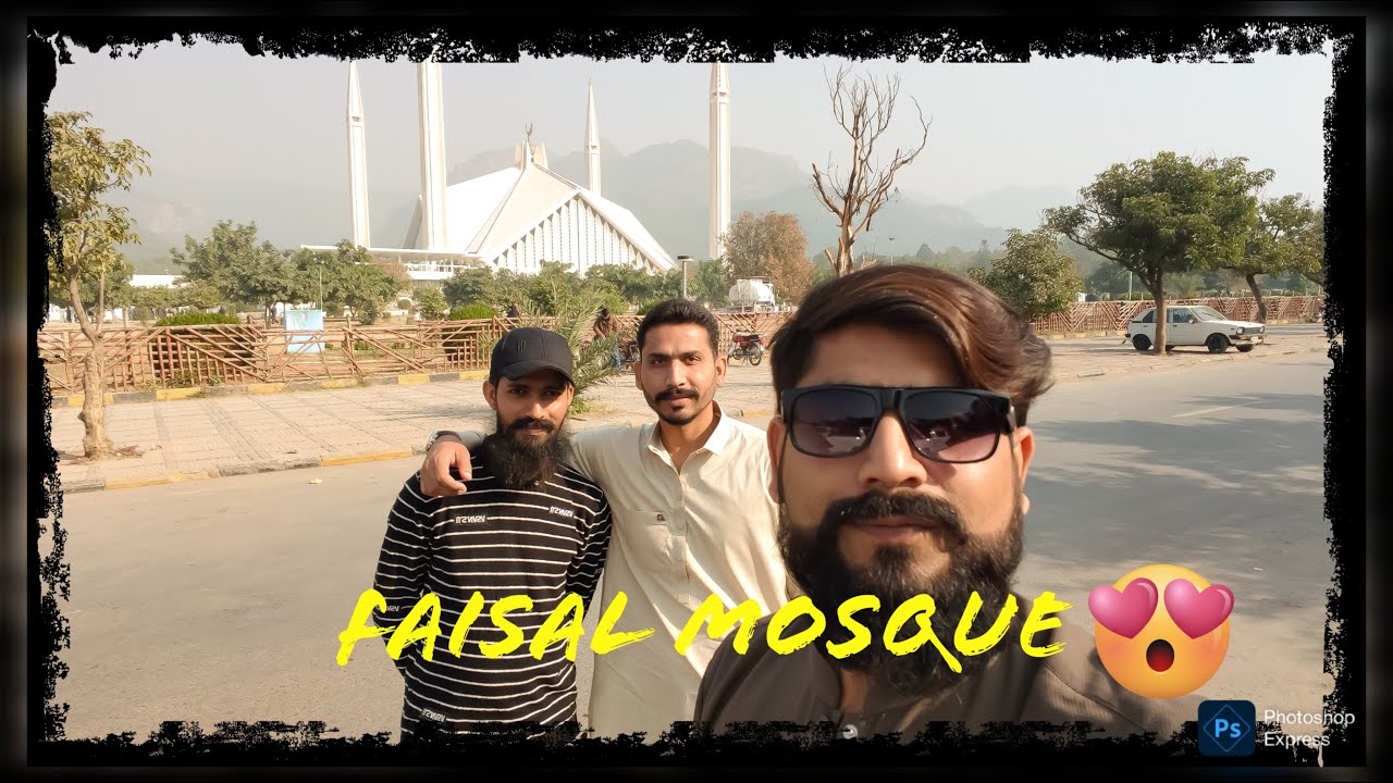 islmabad faisal mosque ❤️ with my friends 