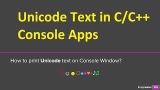 How to print Unicode text on console window using C/C++ screenshot 3