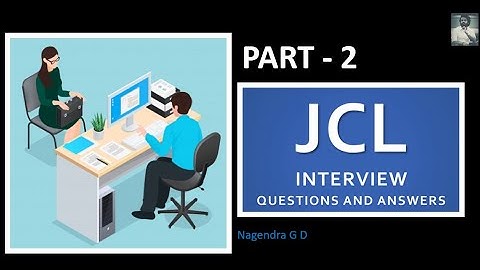 JCL Interview questions and answers PART2