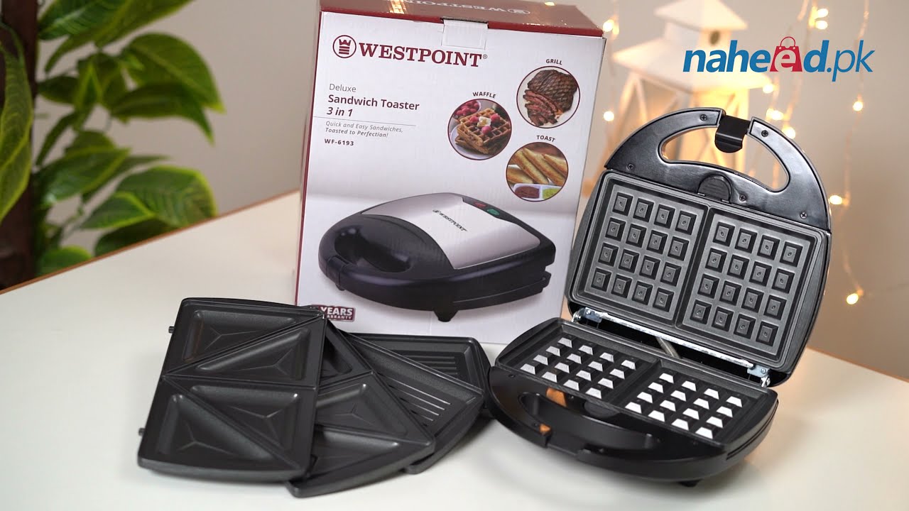 westpoint sandwich maker 3 in 1