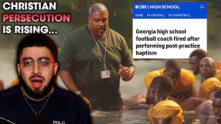 Christian Football Coach FIRED After Baptizing Players! This is Disturbing...