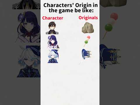 【原神】キャラの元ネタ、半分くらい食べ物と好物で草 #shorts #原神 #genshinimpact #funny #フリーナ