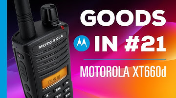 Goods In #21 - Motorola XT660d dPMR446 Business Radio