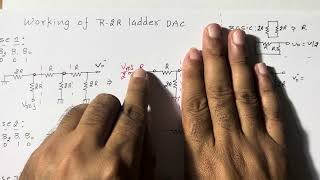 STLD | Lec-126 | Working Concept of 3 Bits R 2R Ladder DAC | R K Classes | Join Telegram for PDF