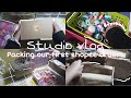 Studio vlog #006| Packing Shopee orders| Small crochet business| With BGM| 17 mins~