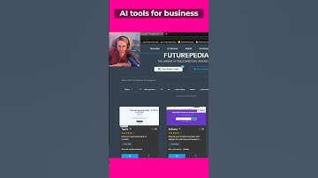 I love using this AI website (Futurepedia - The Largest AI Tools Directory)