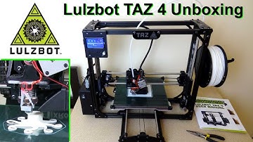 Lulzbot TAZ4 3D Printer Unboxing, Setup & First Prints | James Bruton