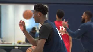 Wizards guard Trae Young talks about top pick AJ Dybantsa