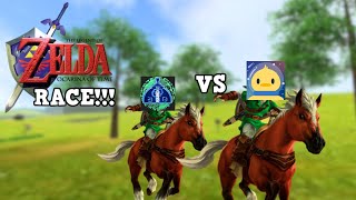 Who is the FASTEST Zelda player? Racing @100PercentZelda in Ocarina of Time!!