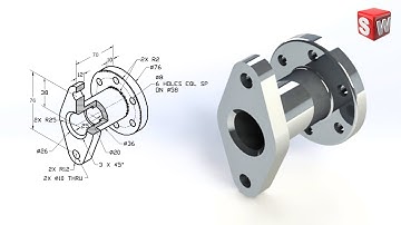 SolidWorks #22 - Tutorial CSWA Exam - Advanced Part Modeling 3 - Circular Pattern